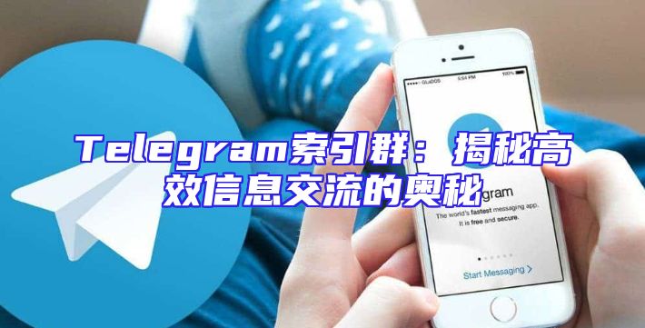 Telegram索引群：揭秘高效信息交流的奥秘