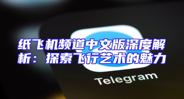 纸飞机频道中文版深度解析：探索飞行艺术的魅力