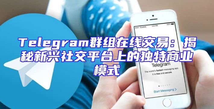 Telegram群组在线交易：揭秘新兴社交平台上的独特商业模式