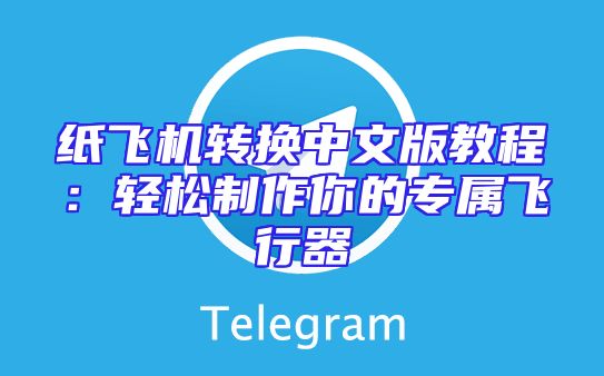 纸飞机转换中文版教程：轻松制作你的专属飞行器