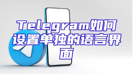 Telegram如何设置单独的语言界面