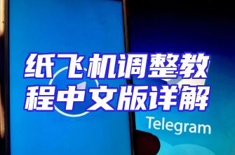 纸飞机调整教程中文版详解