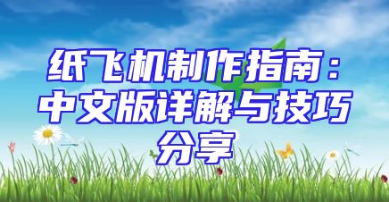 纸飞机制作指南：中文版详解与技巧分享
