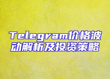 Telegram价格波动解析及投资策略