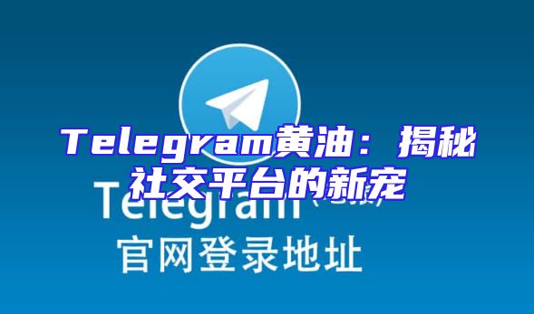 Telegram黄油：揭秘社交平台的新宠