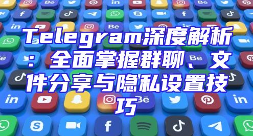 Telegram深度解析：全面掌握群聊、文件分享与隐私设置技巧