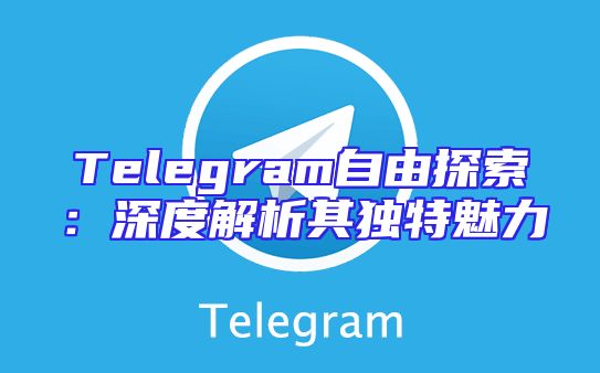 Telegram自由探索：深度解析其独特魅力