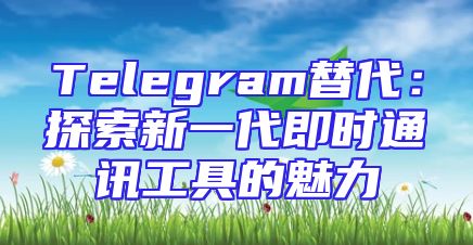 Telegram替代：探索新一代即时通讯工具的魅力