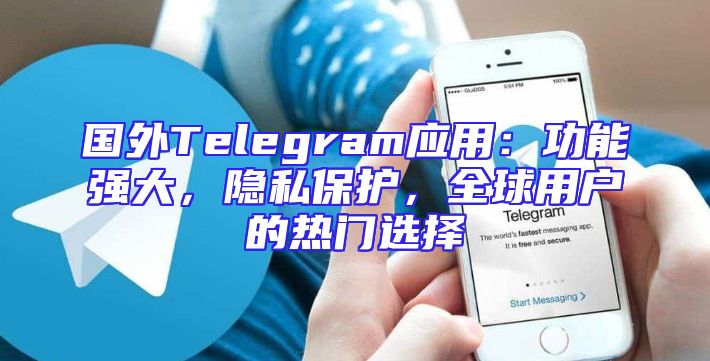 国外Telegram应用：功能强大，隐私保护，全球用户的热门选择