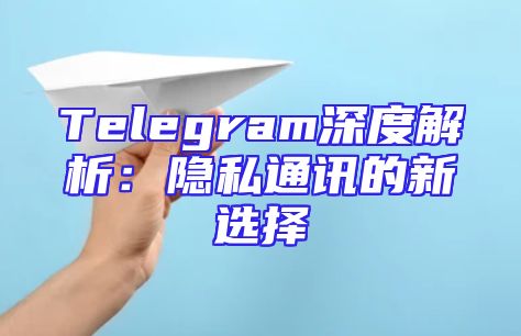 Telegram深度解析：隐私通讯的新选择