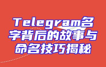 Telegram名字背后的故事与命名技巧揭秘
