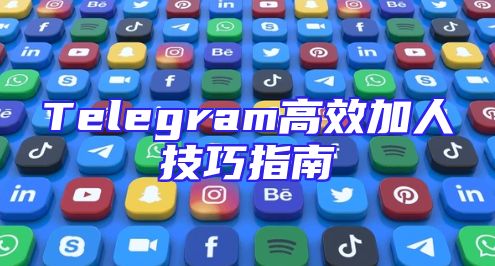 Telegram高效加人技巧指南