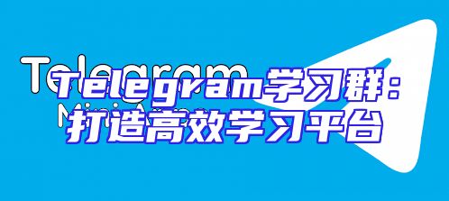 Telegram学习群：打造高效学习平台