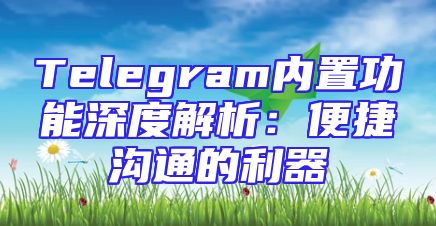 Telegram内置功能深度解析：便捷沟通的利器