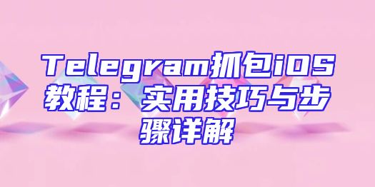 Telegram抓包iOS教程：实用技巧与步骤详解