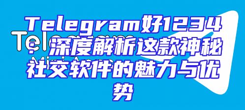 Telegram好1234：深度解析这款神秘社交软件的魅力与优势
