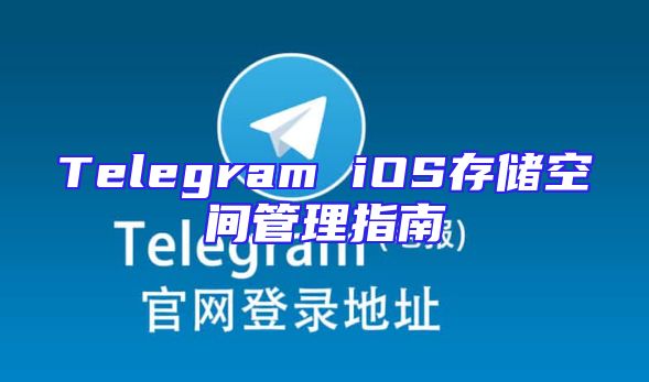 Telegram iOS存储空间管理指南