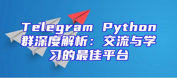 Telegram Python群深度解析：交流与学习的最佳平台