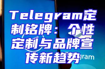 Telegram定制铭牌：个性定制与品牌宣传新趋势