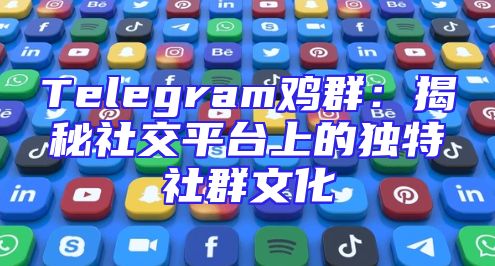 Telegram鸡群：揭秘社交平台上的独特社群文化