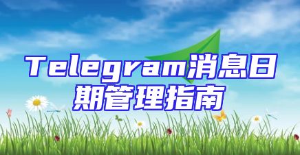 Telegram消息日期管理指南