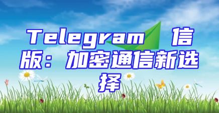 Telegram 電信版：加密通信新选择