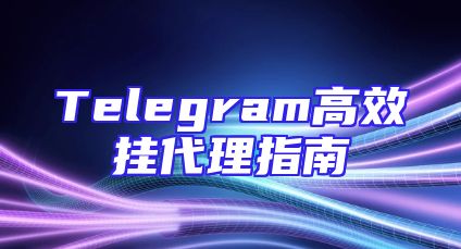 Telegram高效挂代理指南
