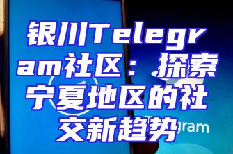 银川Telegram社区：探索宁夏地区的社交新趋势