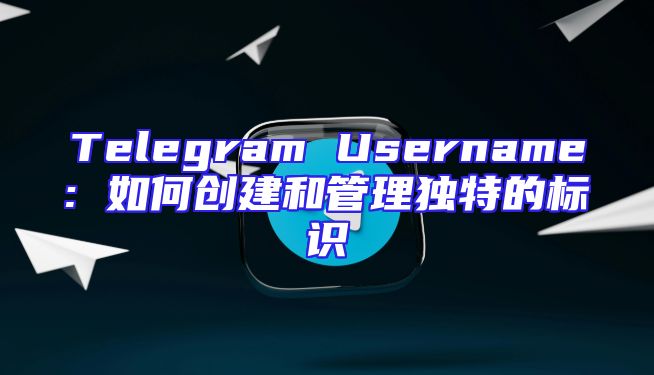 Telegram Username: 如何创建和管理独特的标识