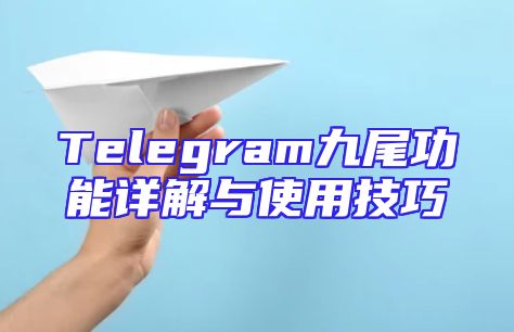 Telegram九尾功能详解与使用技巧