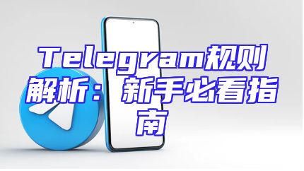 Telegram规则解析：新手必看指南