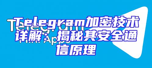 Telegram加密技术详解：揭秘其安全通信原理