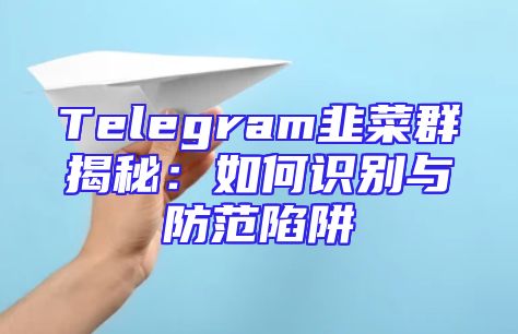 Telegram韭菜群揭秘：如何识别与防范陷阱