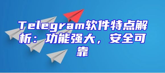 Telegram软件特点解析：功能强大，安全可靠