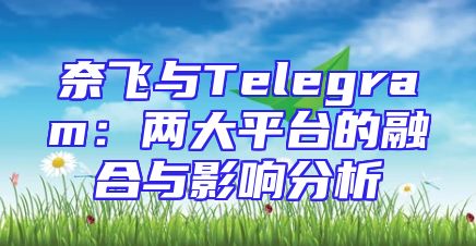 奈飞与Telegram：两大平台的融合与影响分析